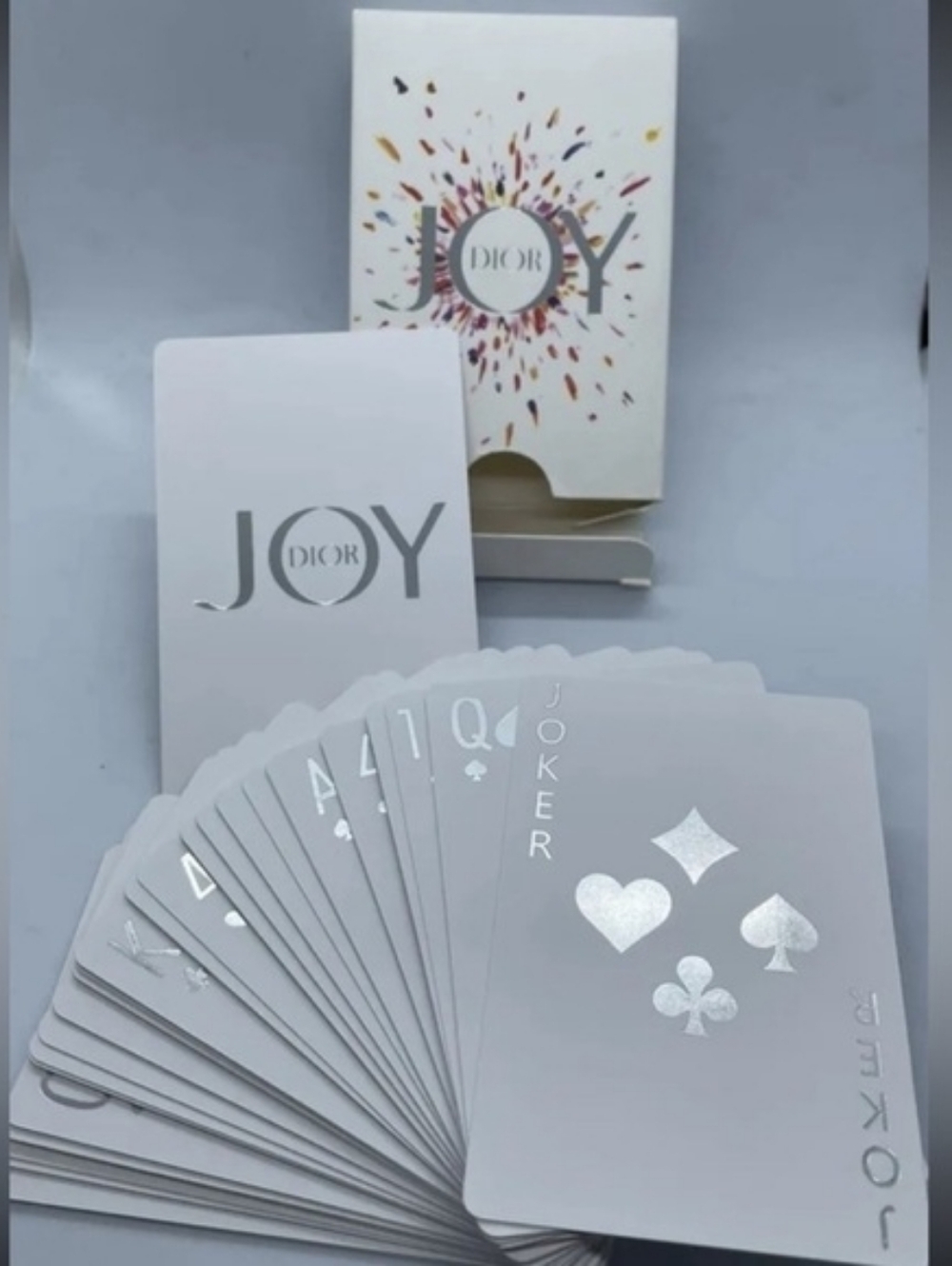 Christian Dior JOY Holographic Collectible Playing Cards